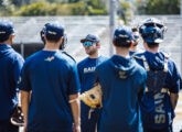 Coach Milam and his team dial it in before their home opener on June 6.