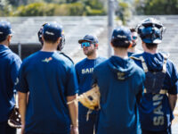 Coach Milam and his team dial it in before their home opener on June 6.